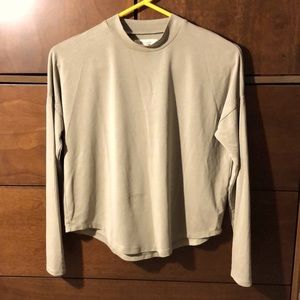 Madewell Sandwashed Mockneck Size XS